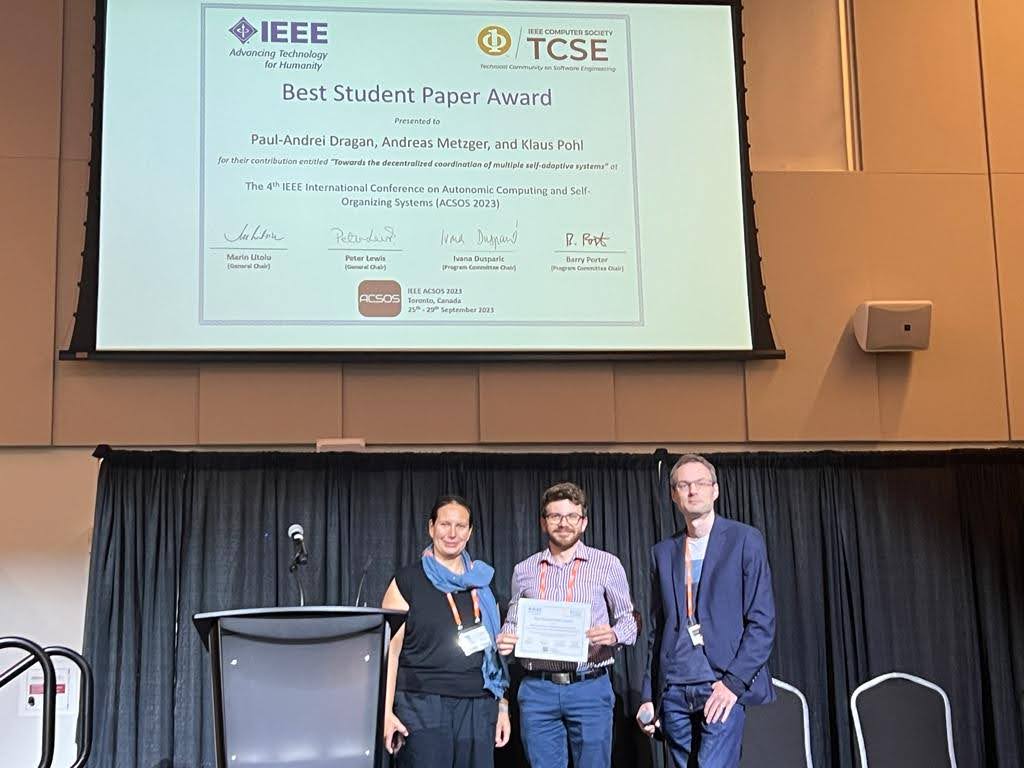 Towards the decentralized coordination of multiple self-adaptive systems